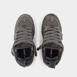 Sneakers Area Patchwork - Axel Arigato - Cuir - Gris