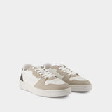 Sneakers Dice Lo - Axel Arigato - Cuir - Blanc/Marron Foncé
