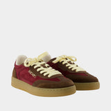 Sneakers Dice T-Toe - Axel Arigato - Cuir - Bordeaux
