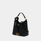 Sac Porté Épaule Carrie - Balenciaga - Cuir - Noir