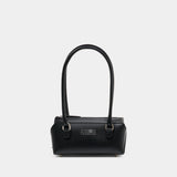 Sac Porté Épaule New Bauletto J Mini - MM6 Maison Margiela - Cuir - Noir