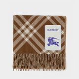 Écharpe Mu 168x30 Tbar Bias Chk - Burberry - Cachemire - Marron