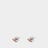 Boucles D'oreilles Nano Solitaire - Vivienne Westwood - Métal - Argenté