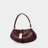 Sac Porté Épaule B Kat - Ganni - Synthétique - Bordeaux
