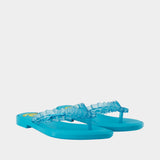 Sandales Melissa - Ganni - Synthétique - Bleu