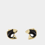 Les Boucles Poisson - Jacquemus - Métal - Noir