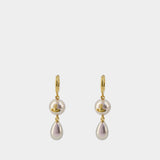 Boucles D'oreilles Martha - Vivienne Westwood - Métal - Doré