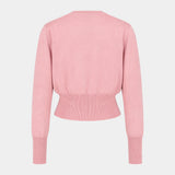 Cardigan Bea Cropped - Vivienne Westwood - Laine - Rose