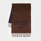 Écharpe - Acne Studios - Laine - Marron