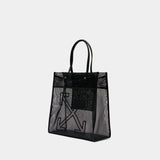 Cabas Market - OFF WHITE - Synthétique - Noir