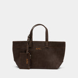 Cabas Le Drummer Small - A.P.C. - Coton - Marron