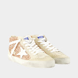 Sneakers Mid Star - Golden Goose Deluxe Brand - Cuir - Rose