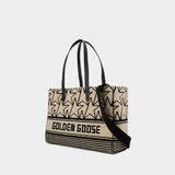 Sac Cabas California E-W en Coton Multicouleur