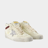 Sneakers Mid Star - Golden Goose Deluxe Brand - Cuir - Multi
