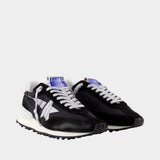 Sneakers Running Marathon - Golden Goose Deluxe Brand - Cuir - Noir
