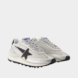 Sneakers Running Marathon - Golden Goose Deluxe Brand - Cuir - Argenté