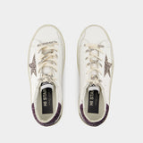 Sneakers Hi Star - Golden Goose Deluxe Brand - Cuir - Blanc