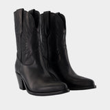 Bottines 70 Wish Star Low - Golden Goose Deluxe Brand - Cuir - Noir