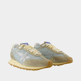 Sneakers Running Marathon - Golden Goose Deluxe Brand - Cuir - Bleu