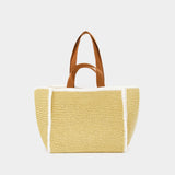 Sac Porté Épaule Sillo Medium - Marni - Synthétique - Beige