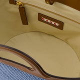 Sac À Main Tropicalia Small - Marni - Coton - Bleu