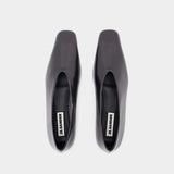 Ballerines - Jil Sander - Cuir - Noir