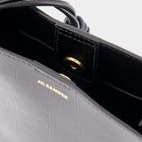 Sac À Bandoulière Tangle Small - Jil Sander - Cuir - Noir