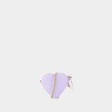 Sac À Main Moire Heart Wristlet - Vivienne Westwood - Synthétique - Violet