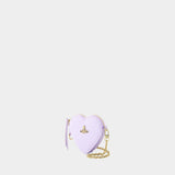 Sac À Main Moire Heart Wristlet - Vivienne Westwood - Synthétique - Violet
