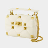 Sac Medium Shoulder en Cuir Blanc