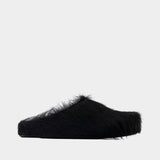 Mules Fussbett Sabot - Marni - Cuir - Noir