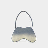 Sac Porté Épaule Double D - DIESEL - Coton - Bleu