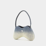 Sac Porté Épaule Double D - DIESEL - Coton - Bleu
