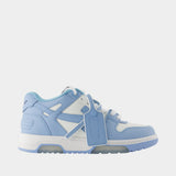 Sneakers Out Of Office - OFF WHITE - Cuir - Bleu