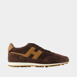 Sneakers H699 Allacciato H - Hogan - Cuir - Marron