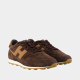 Sneakers H699 Allacciato H - Hogan - Cuir - Marron