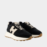 Sneakers H641 Allacciato H Patch - Hogan - Cuir - Noir