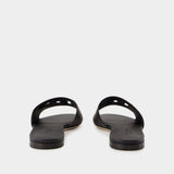 Sandales - Dolce&Gabbana - Cuir - Noir