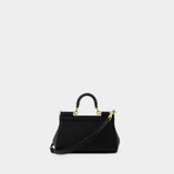 Sac À Bandoulière Sicily - Dolce&Gabbana - Cuir - Noir