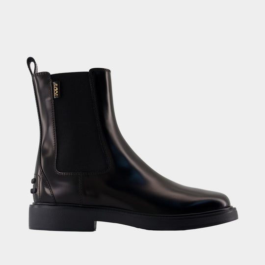 Bottines Chelsea - Tod's - Cuir - Noir