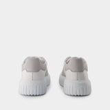 Sneakers H Stripes - Hogan - Cuir - Blanc
