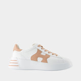 Sneakers Rebel - Hogan - Cuir - Blanc