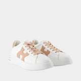 Sneakers Rebel - Hogan - Cuir - Blanc