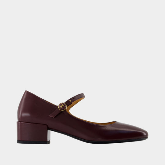 Mary Janes - Tod's - Cuir - Bordeaux