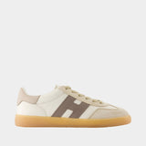 Sneakers Cool - Hogan - Cuir - Beige