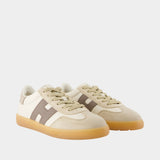 Sneakers Cool - Hogan - Cuir - Beige
