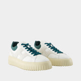Sneakers H Stripes - Hogan - Cuir - Blanc