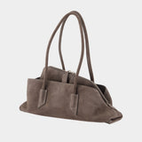 Sac la Passeggiata Small Top Handle - The Attico - Cuir - Gris