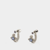 Boucles D'oreilles Maitena - Vivienne Westwood - Laiton - Argenté
