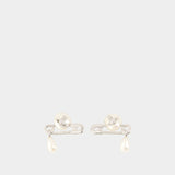 Boucles D'oreilles Claude Small - Vivienne Westwood - Laiton - Argenté